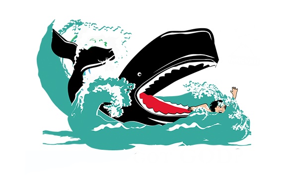 Jonah and the Whale Illustration